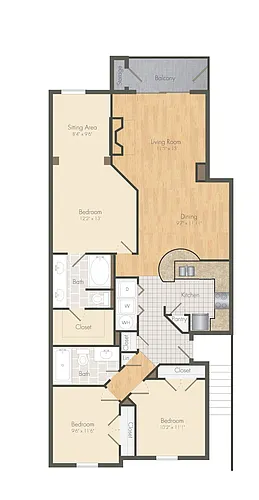 Floor plan C1R