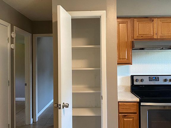 Pantry storage in kitchen