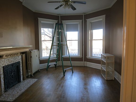 living room, marble mantle