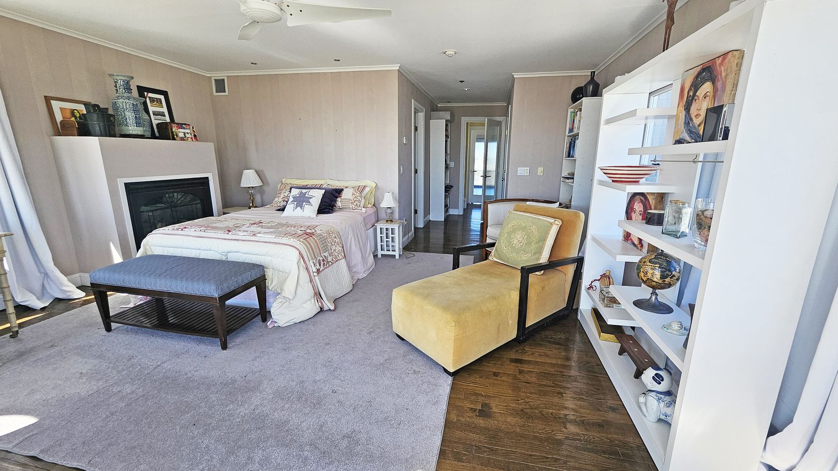  Second floor primary bedroom (BR 3) with private oceanfront balcony
