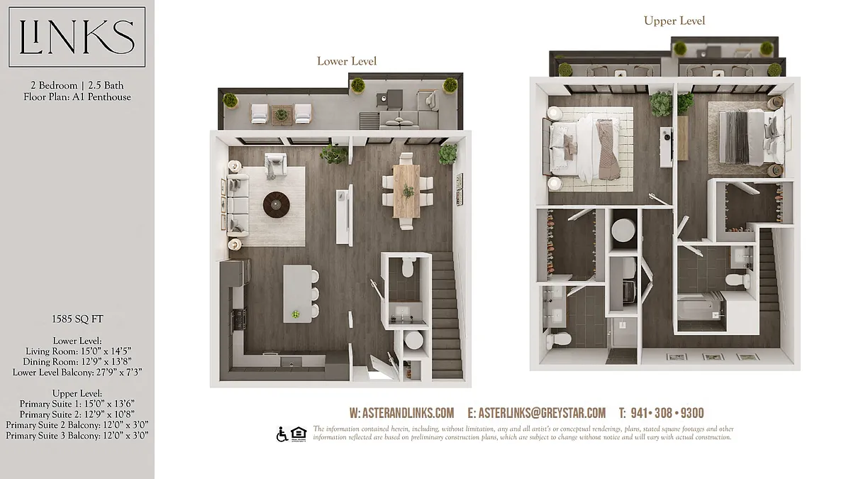 Floor plan Links A1 Penthouse
