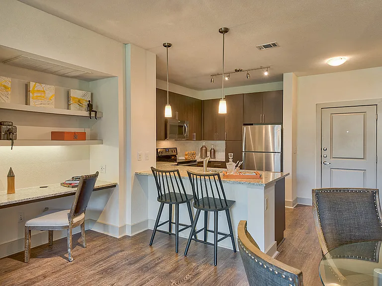 Custom cabinetry with granite or quartz countertops