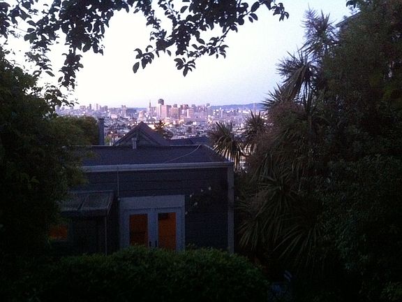 Backyard view