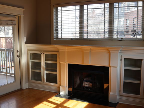 Living room and door to balcony
