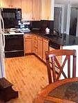 kitchen with tile and granite