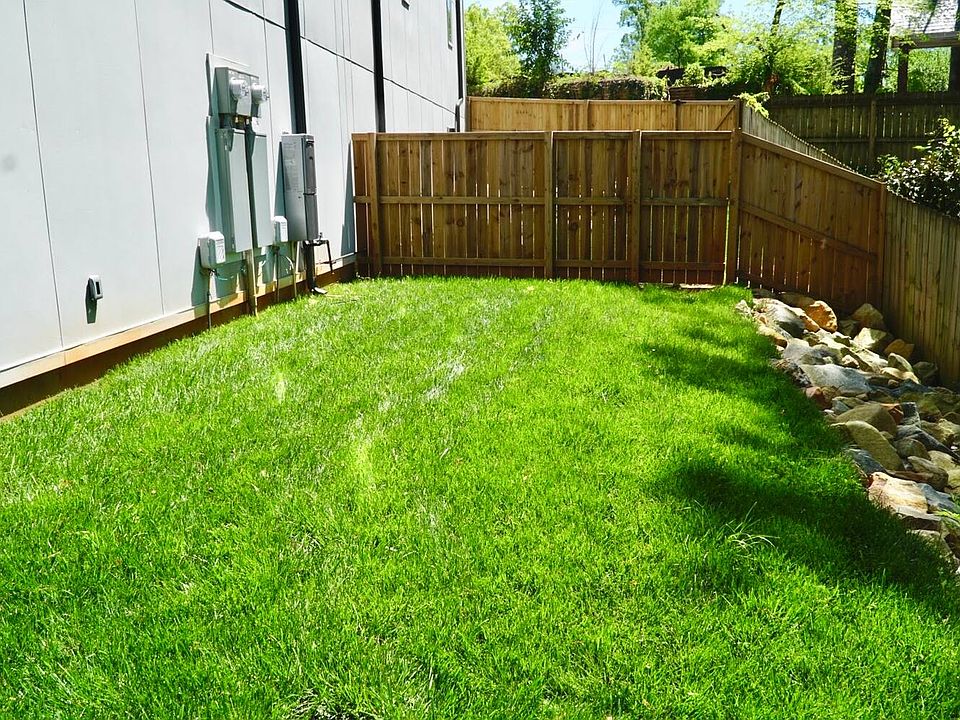 spacious fenced in backyard. Full deck as well, not pictured