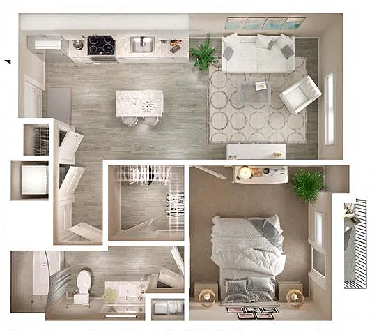 Floor plan A2 Balcony