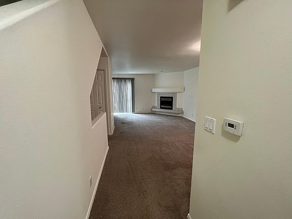 looking into living room and dining area to the right