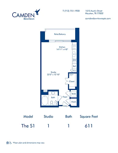 Floor plan The S1