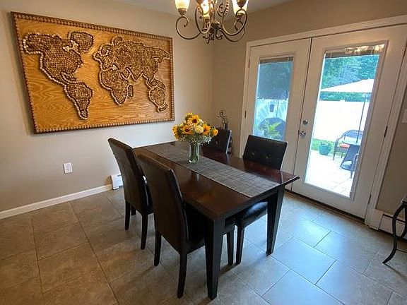 Dining Area with French Doors to Patio
