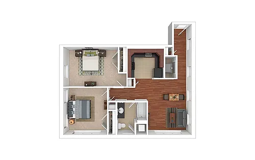 Floor plan B3U