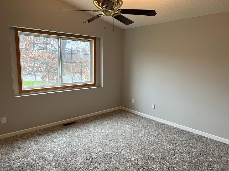 Master suite with walk-in closet and walk-through bathroom, new carpet
