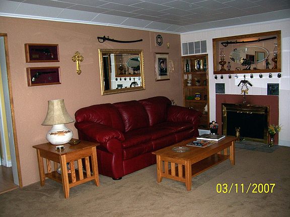 living room new carpet , paint