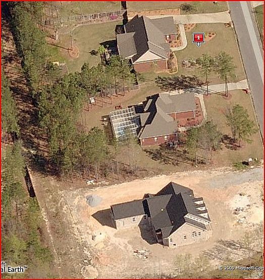 Actual home location.