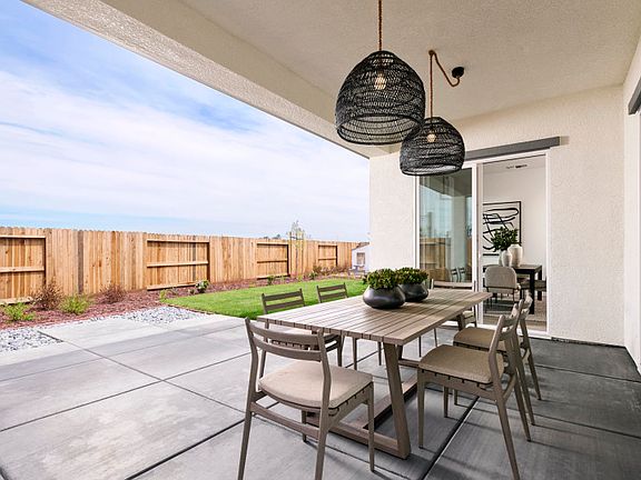 Covered patio off gathering room