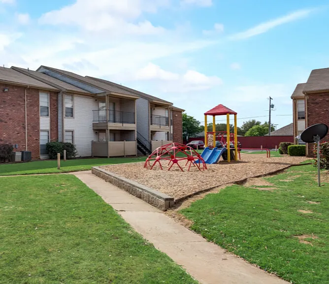 Enjoy outdoor fun with our community playground and beautifully maintained green spaces.