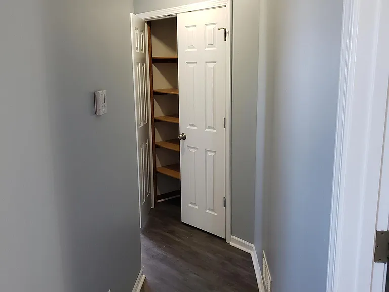 2nd floor linen closet in hallway