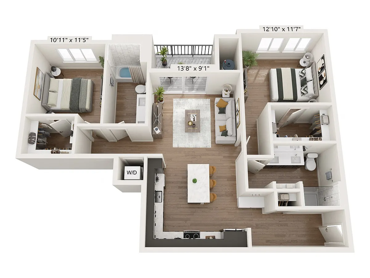 Floor plan 2G