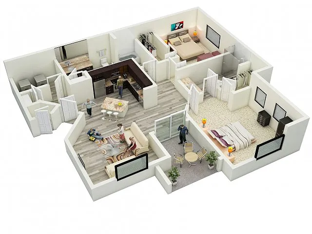 Floor plan B1