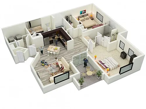 Floor plan B1