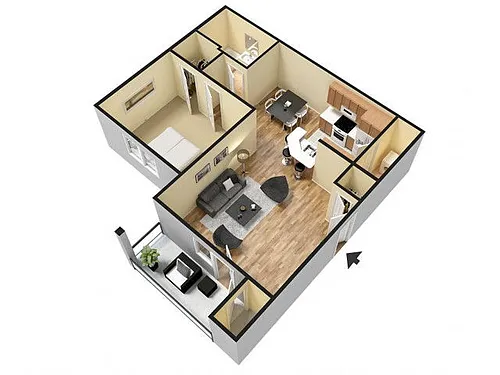 Floor plan The Clark