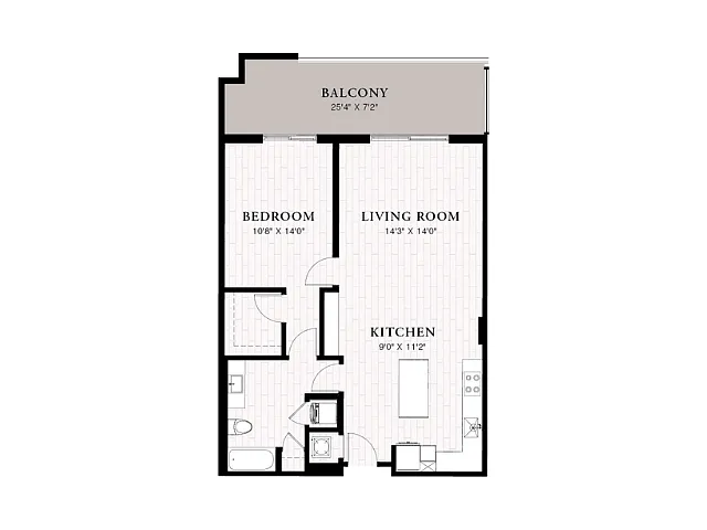 Floor plan A1E