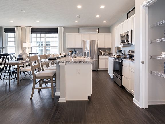 Kitchen with pantry