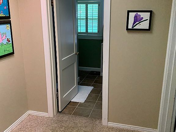 Bathroom #1 entry from hall