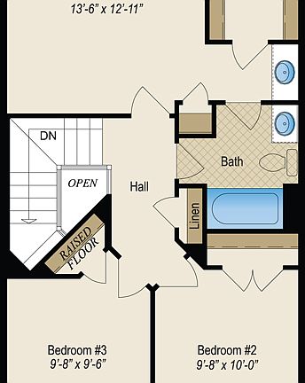The Franklin - Standard Second Floorplan