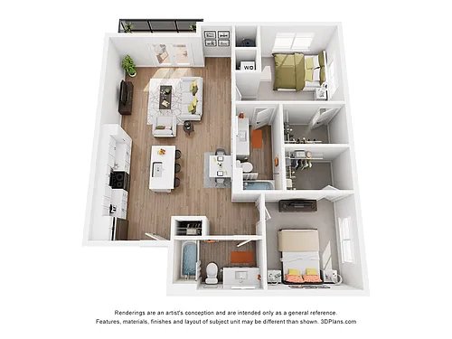 Floor plan Pendergast
