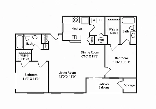 Floor plan B2 - Vertex