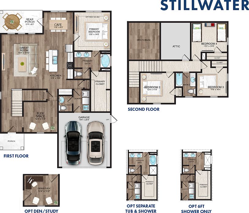 Stillwater Plan, The Cove at Forest Lakes, Pooler, GA 31322 Zillow