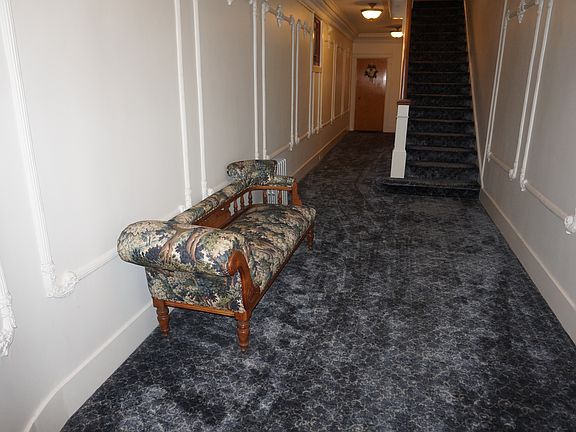 Apartment building hallway
