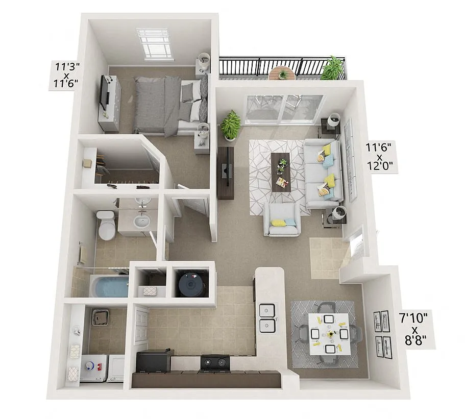 Floor plan A1
