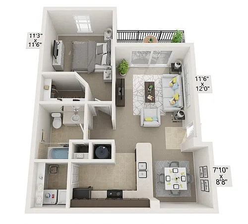 Floor plan A1
