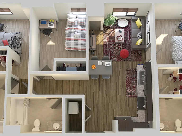 3 Bedroom 3A 3 Bedroom 3A