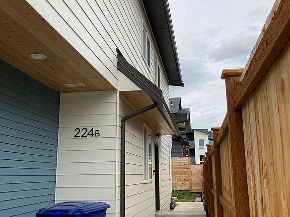 view from driveway to entry door