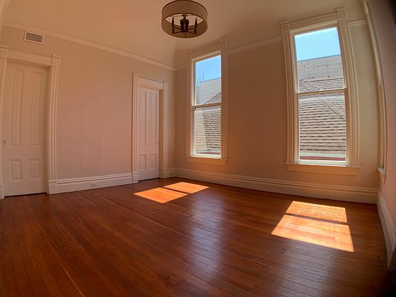 Primary bedroom with en suite bath and two closets