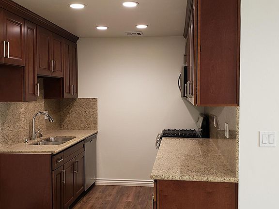 Kitchen with granite counters