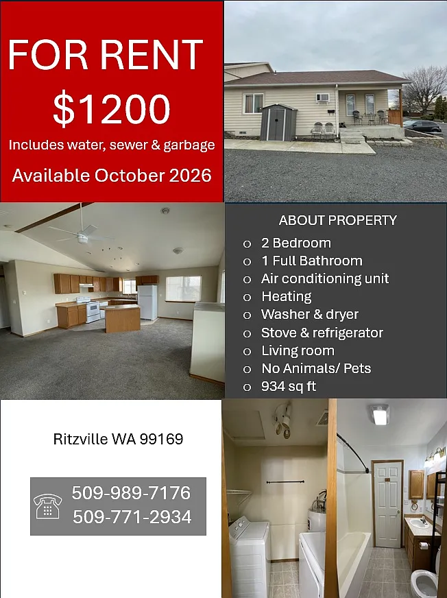 W 3rd Ave, Ritzville — Photo 1