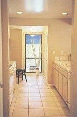 Kitchen view to pool
