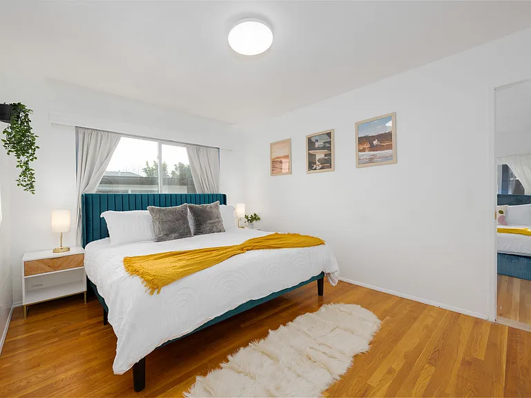 A tranquil, well-lit environment perfect for unwinding.