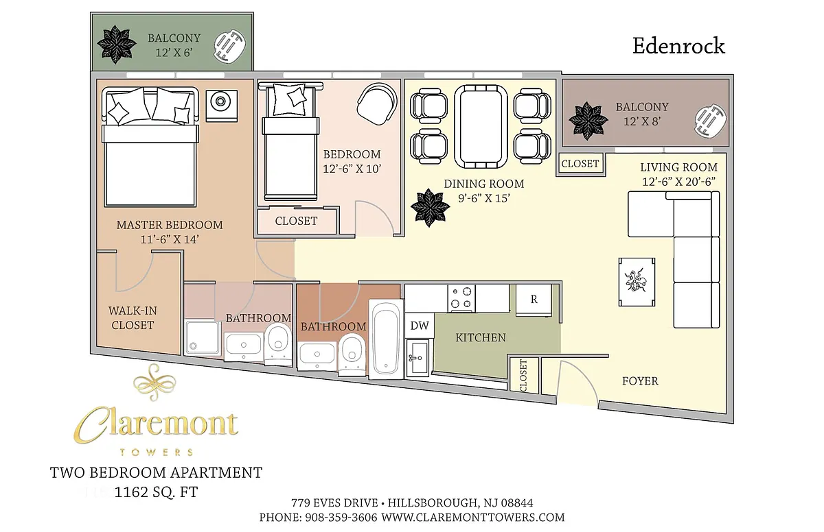Floor plan The Edenrock