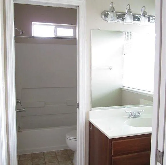 Fulll bath shared by Bedrooms 2 and 3