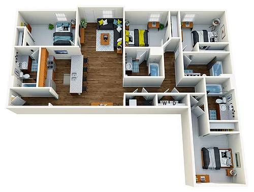 Floor plan D3- Full Unit