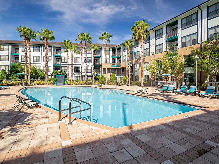 Pool and Apartment View
