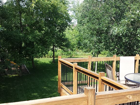 Spacious deck