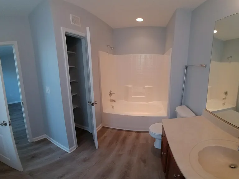 Spacious Master Bath with Linen Closet