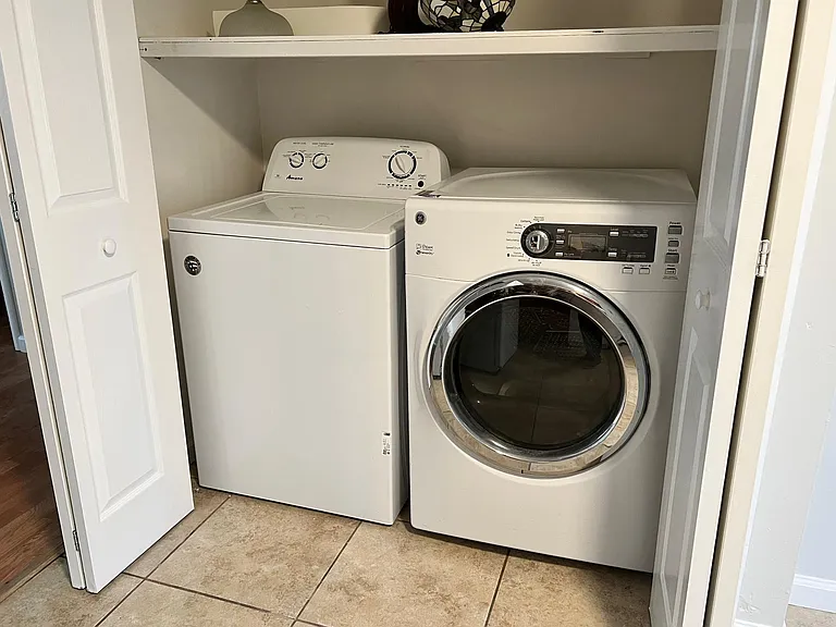 In-unit washer and dryer