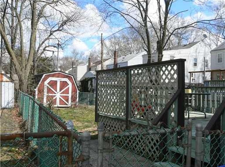 Private back yard